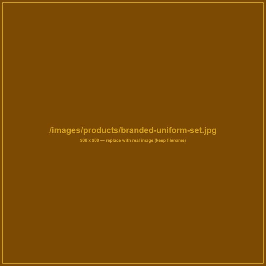 Branded Uniform Set